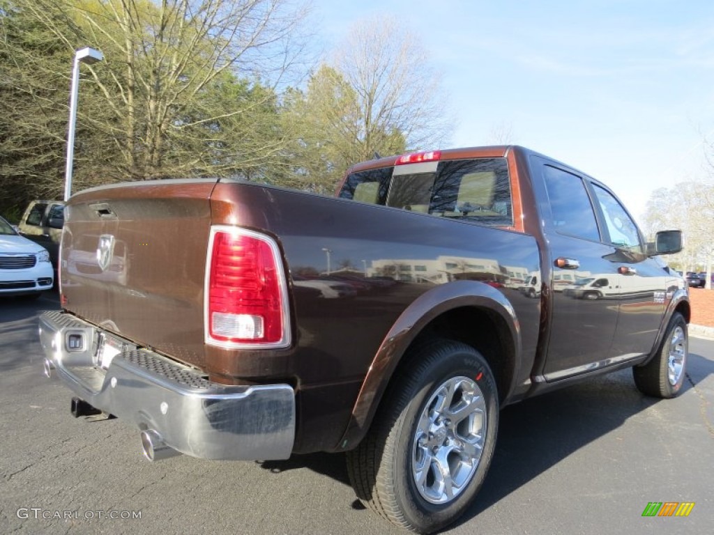 2014 1500 Laramie Crew Cab - Western Brown / Canyon Brown/Light Frost Beige photo #3