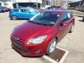 2014 Ruby Red Ford Focus SE Hatchback  photo #4