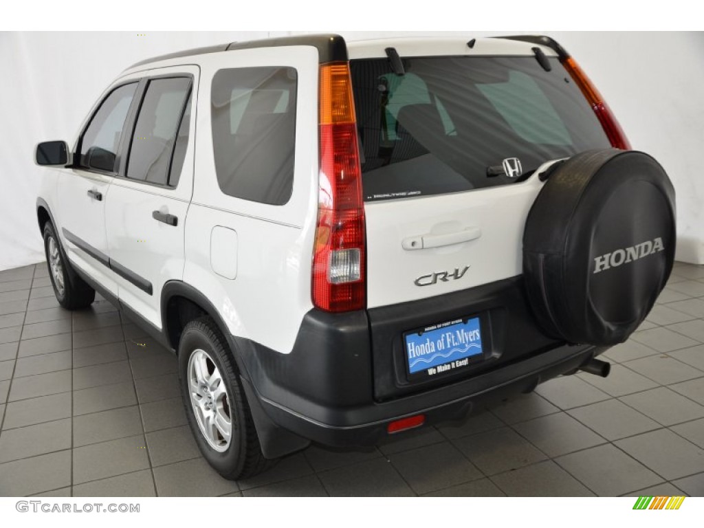 2003 CR-V EX 4WD - Taffeta White / Gray photo #6