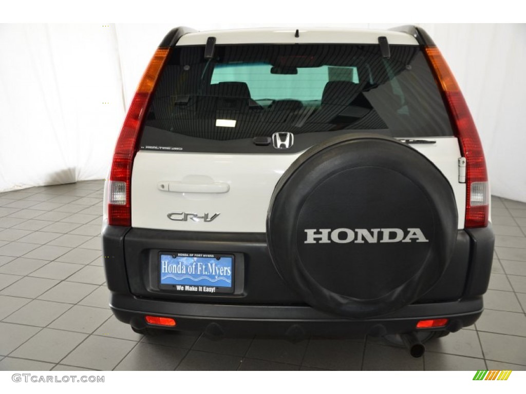 2003 CR-V EX 4WD - Taffeta White / Gray photo #7