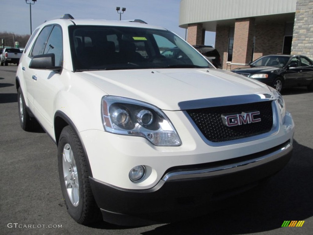 Summit White 2012 GMC Acadia SLE AWD Exterior Photo #92019791