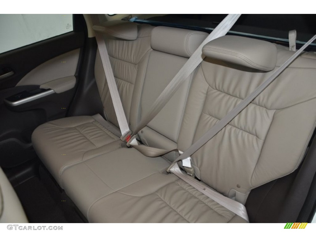 2014 CR-V EX-L - White Diamond Pearl / Beige photo #29