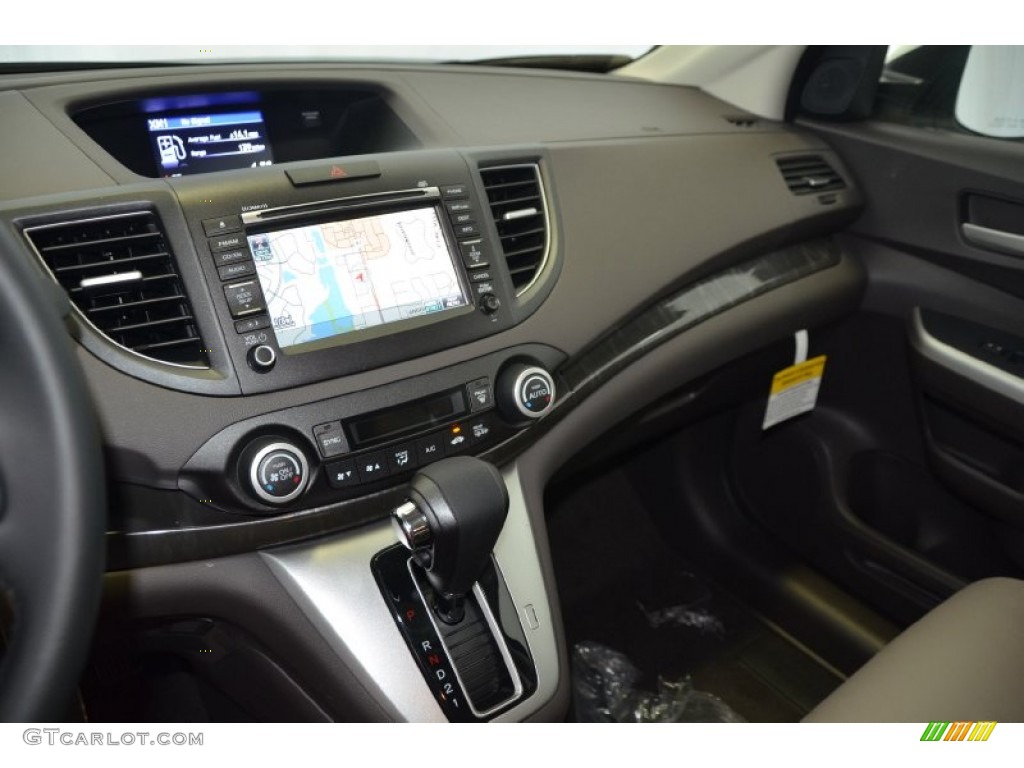 2014 CR-V EX-L - White Diamond Pearl / Beige photo #13