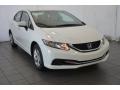 White Orchid Pearl - Civic LX Sedan Photo No. 1