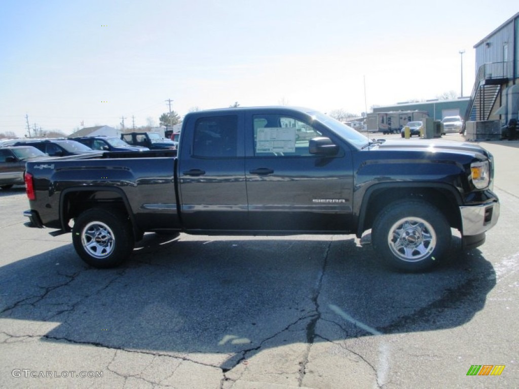 2014 Sierra 1500 Double Cab 4x4 - Iridium Metallic / Jet Black/Dark Ash photo #1