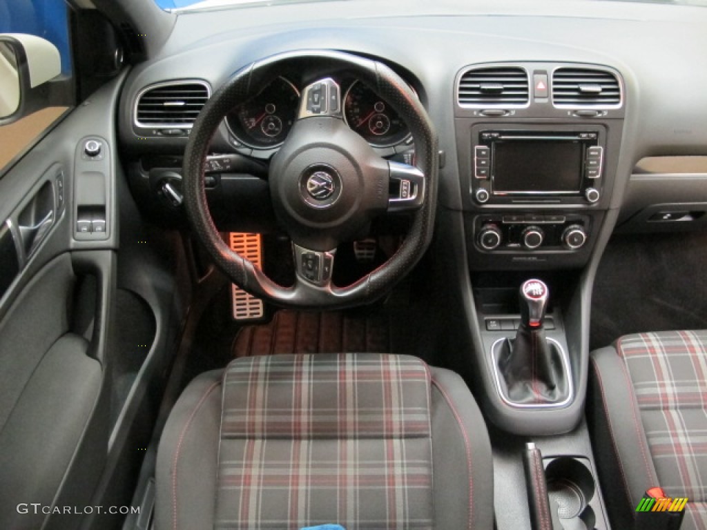2010 Volkswagen GTI 2 Door Titan Black Leather Dashboard Photo #92023091