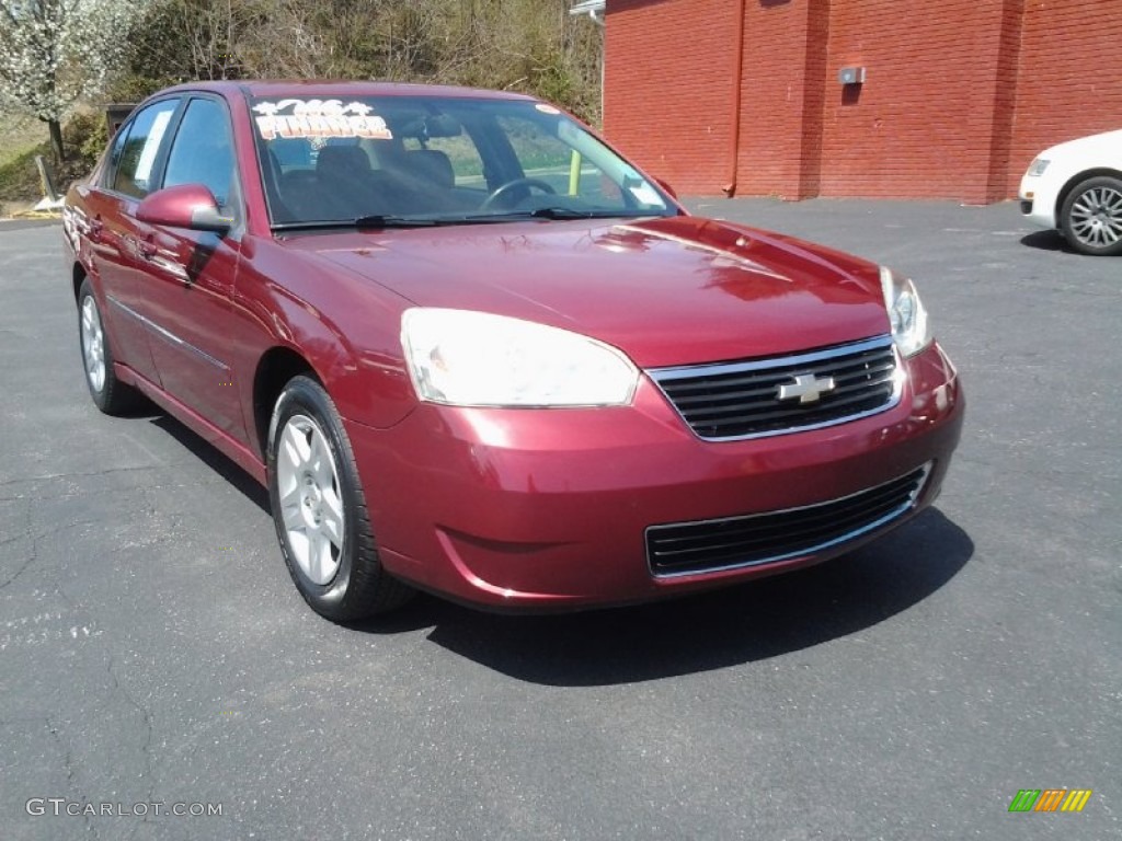 2006 Malibu LT Sedan - Sport Red Metallic / Cashmere Beige photo #1