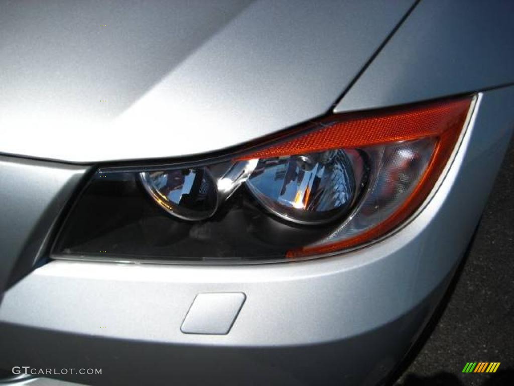 2007 3 Series 328xi Wagon - Titanium Silver Metallic / Black Dakota Leather photo #9