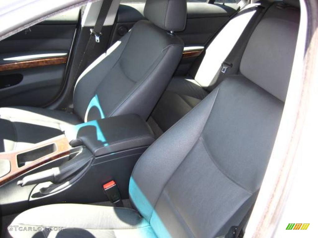 2007 3 Series 328xi Wagon - Titanium Silver Metallic / Black Dakota Leather photo #14