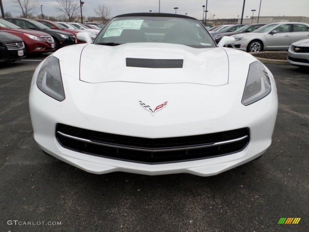 Arctic White 2014 Chevrolet Corvette Stingray Convertible Exterior Photo #92026928
