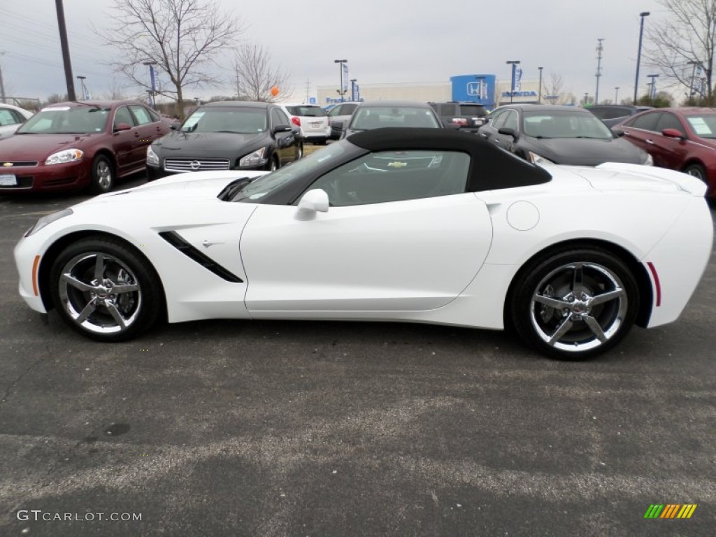 Arctic White 2014 Chevrolet Corvette Stingray Convertible Exterior Photo #92026964