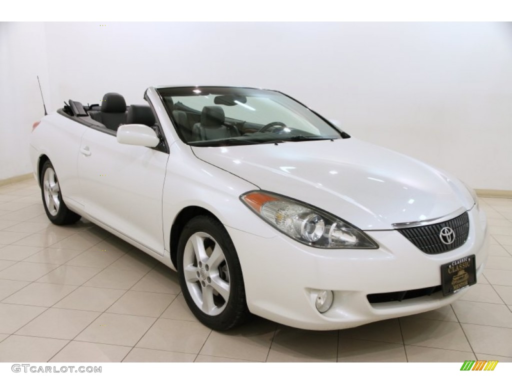 2006 Solara SLE V6 Convertible - Arctic Frost Pearl / Dark Stone photo #1