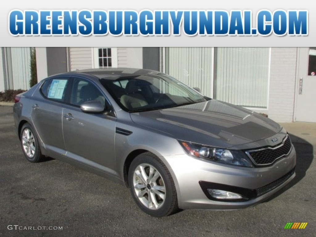 2011 Optima EX Turbo - Satin Metal / Beige photo #1