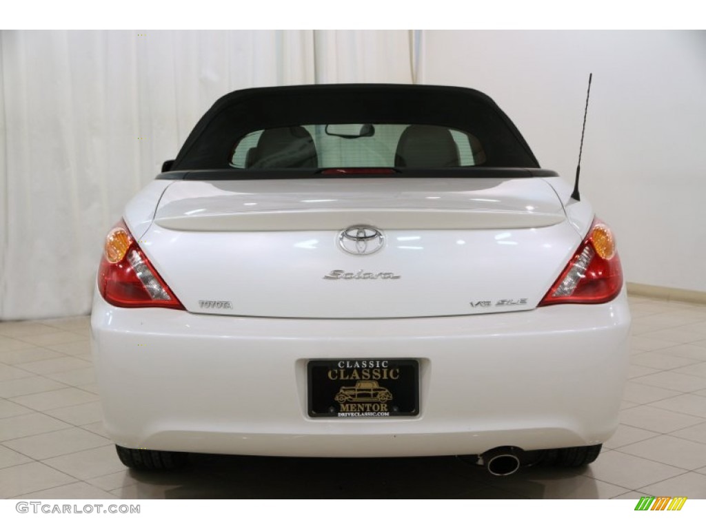 2006 Solara SLE V6 Convertible - Arctic Frost Pearl / Dark Stone photo #20