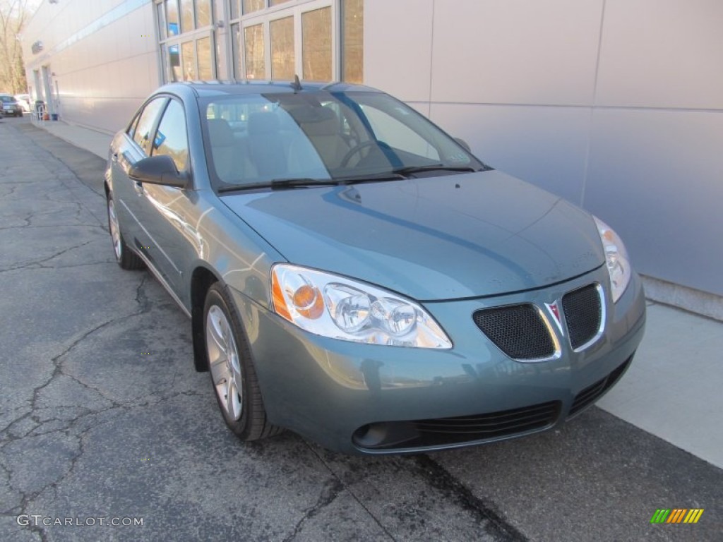 2009 G6 Sedan - Silver Green Metallic / Light Taupe photo #9