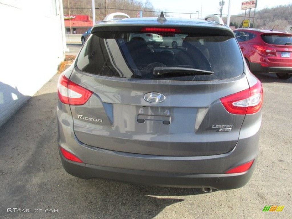 2014 Tucson Limited AWD - Shadow Gray / Black photo #7