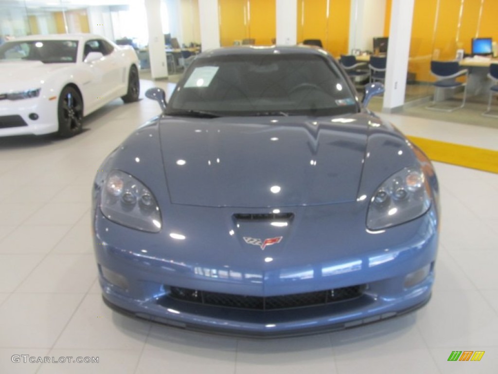 2011 Corvette Grand Sport Coupe - Supersonic Blue Metallic / Ebony Black photo #9