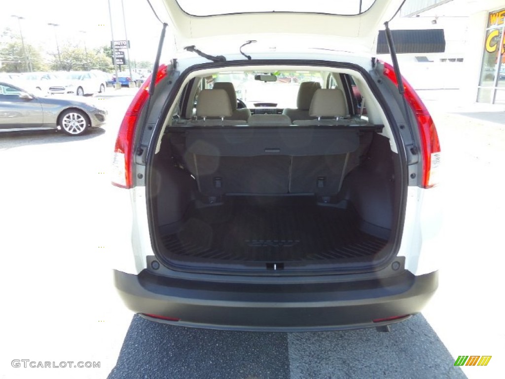 2013 CR-V EX - White Diamond Pearl / Gray photo #5