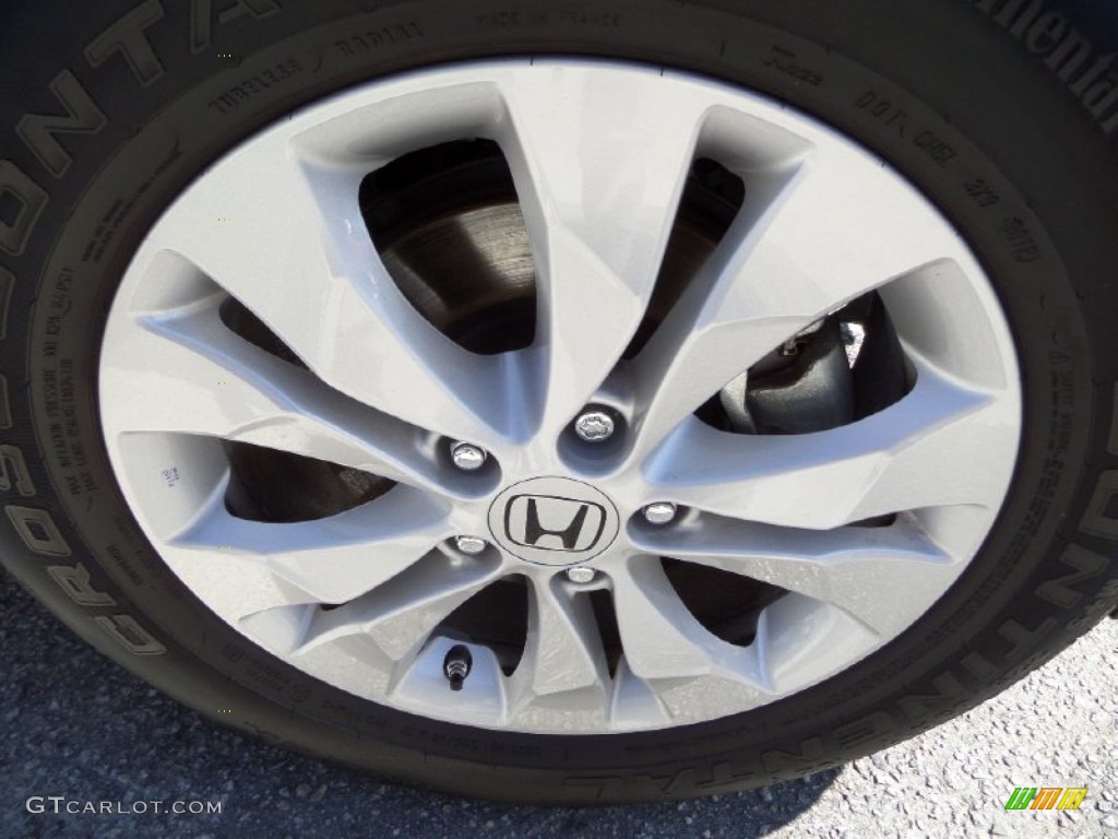 2013 CR-V EX - White Diamond Pearl / Gray photo #7