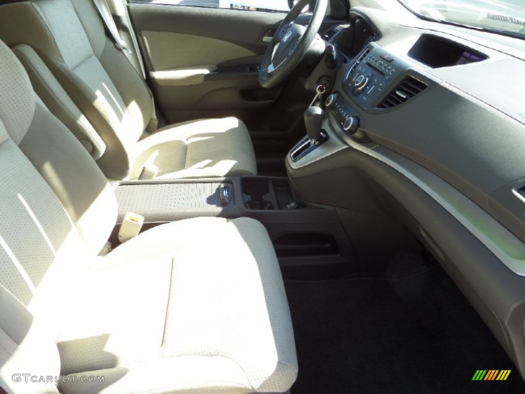 2013 CR-V EX - White Diamond Pearl / Gray photo #13