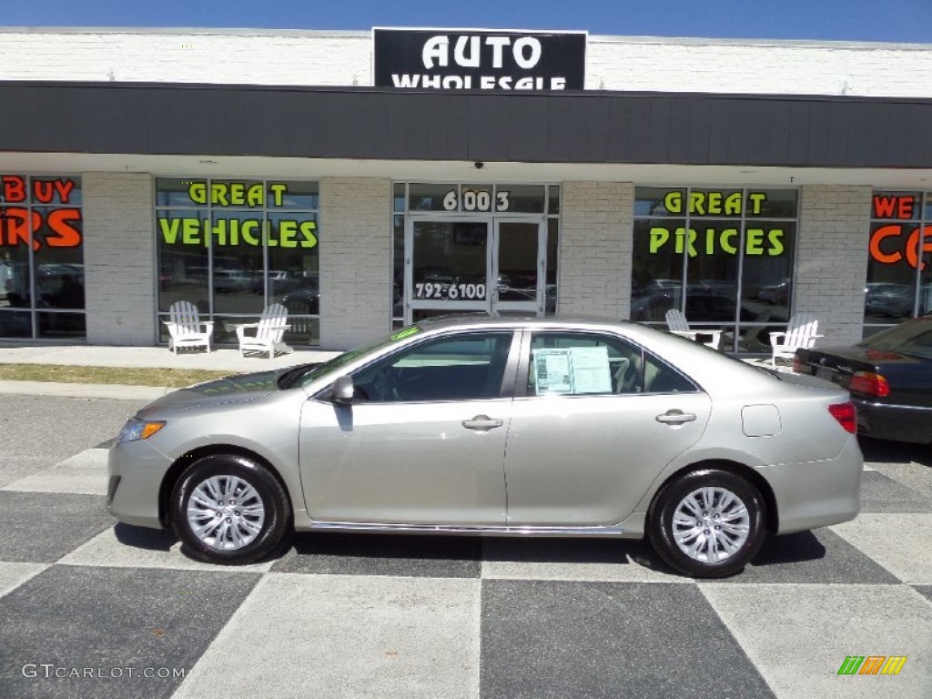 2014 Camry LE - Champagne Mica / Ivory photo #1