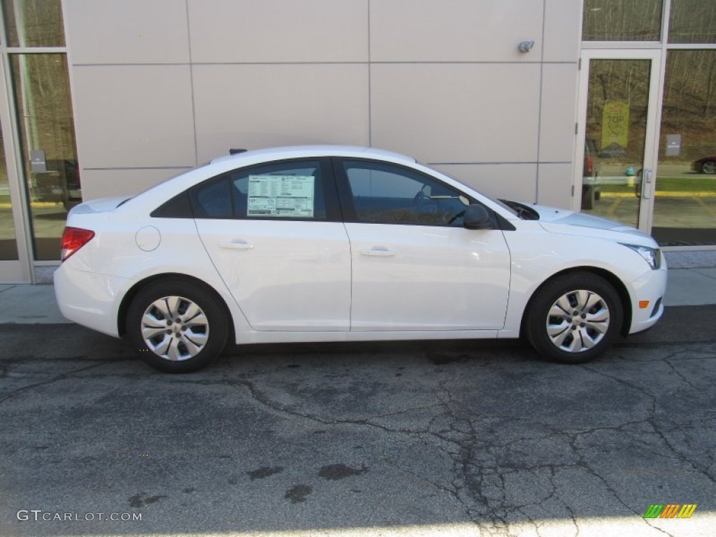 2014 Cruze LS - Summit White / Jet Black/Medium Titanium photo #2