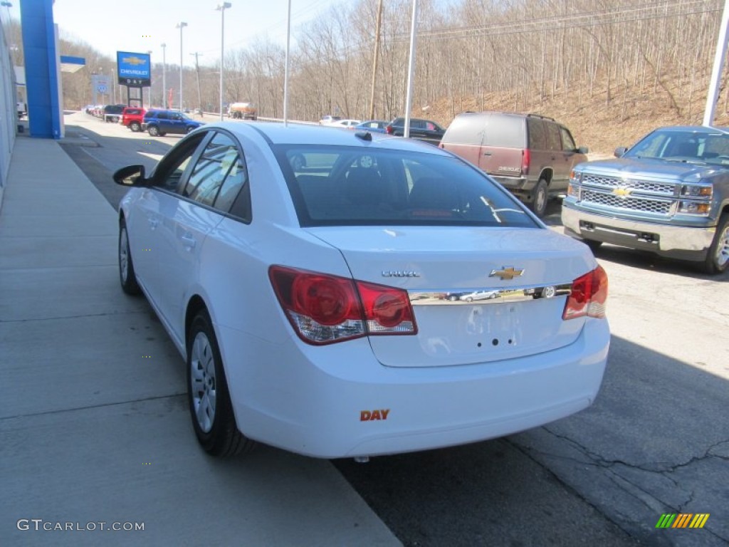 2014 Cruze LS - Summit White / Jet Black/Medium Titanium photo #6