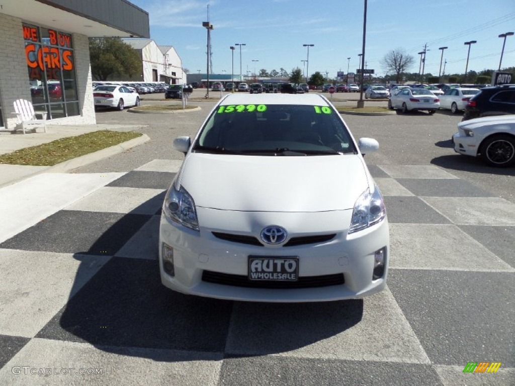 2010 Prius Hybrid II - Blizzard White Pearl / Bisque photo #2
