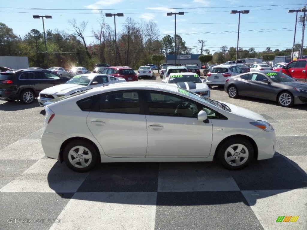 2010 Prius Hybrid II - Blizzard White Pearl / Bisque photo #3