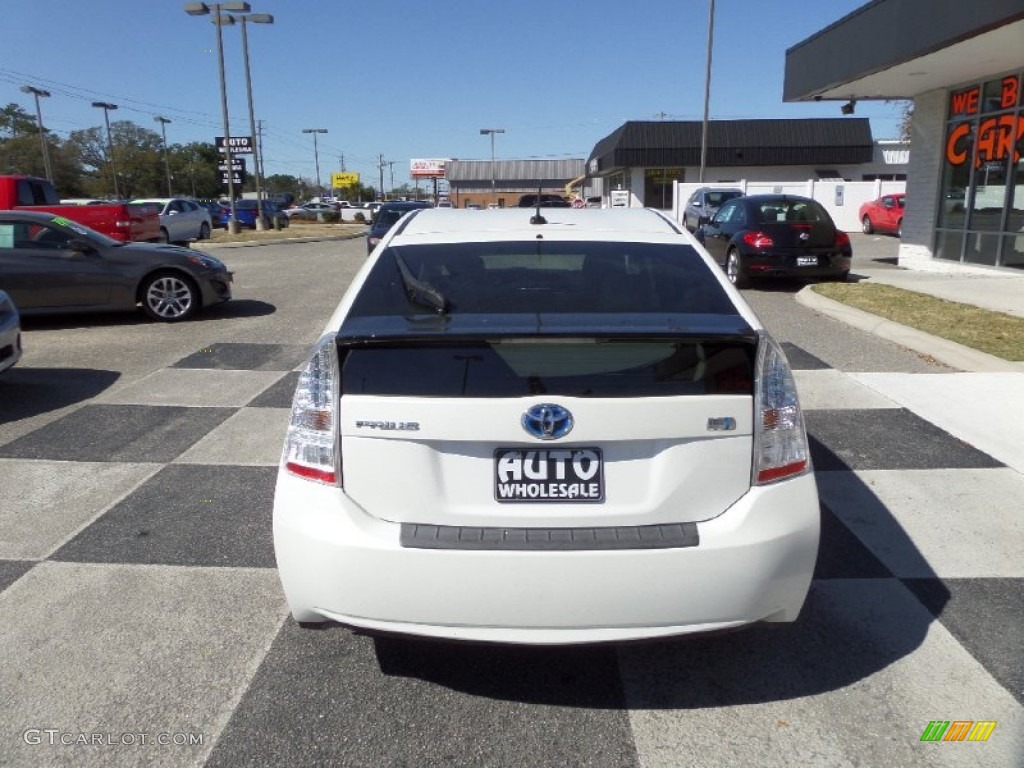 2010 Prius Hybrid II - Blizzard White Pearl / Bisque photo #4