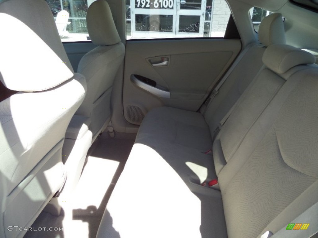 2010 Prius Hybrid II - Blizzard White Pearl / Bisque photo #12