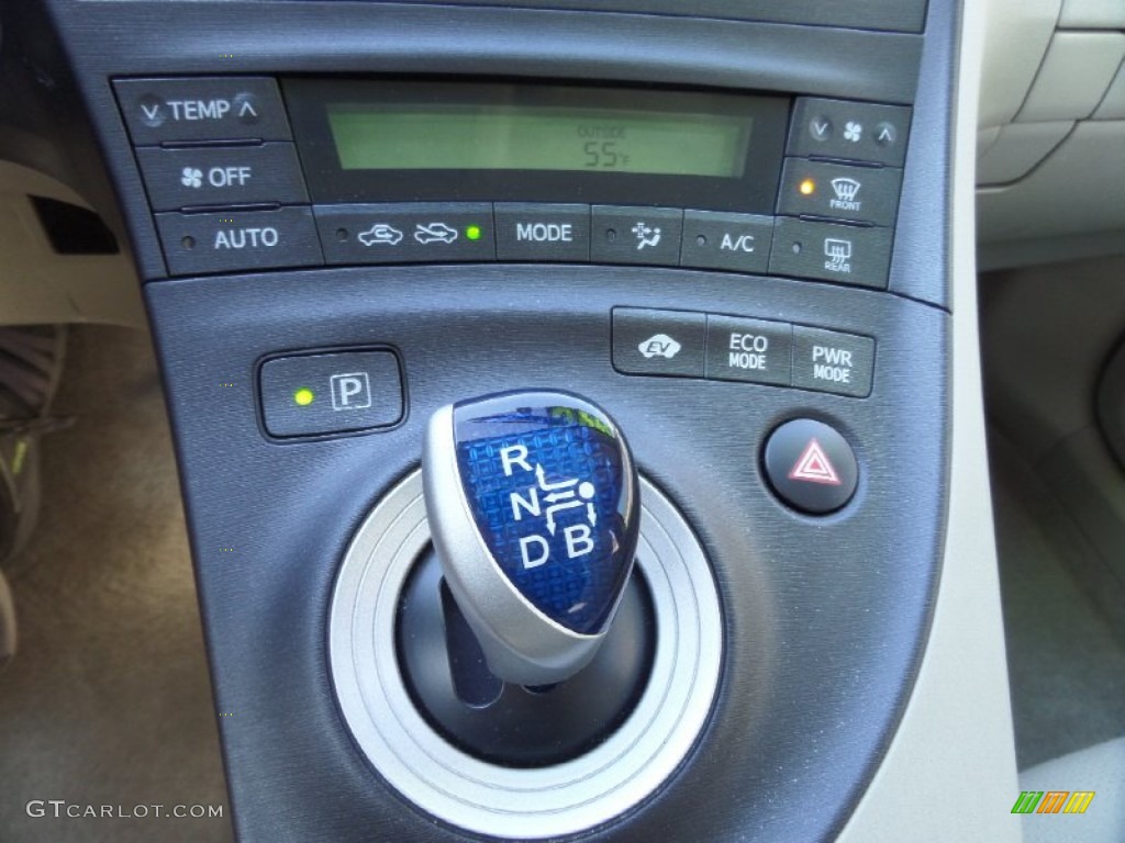 2010 Prius Hybrid II - Blizzard White Pearl / Bisque photo #18