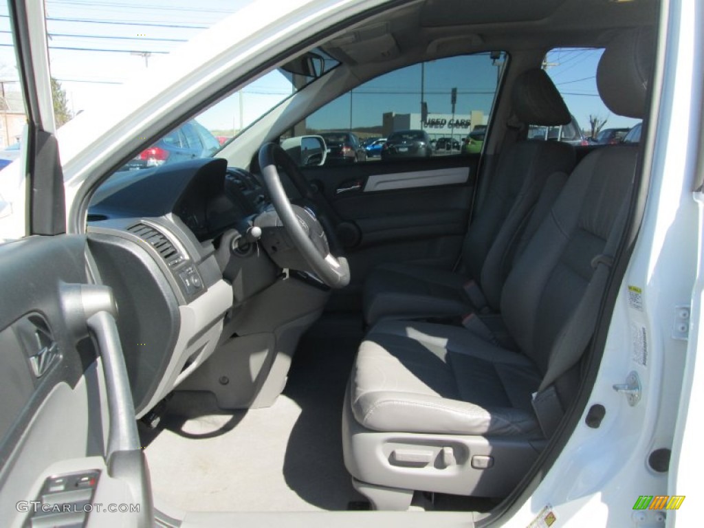 2010 CR-V EX-L AWD - Taffeta White / Gray photo #11