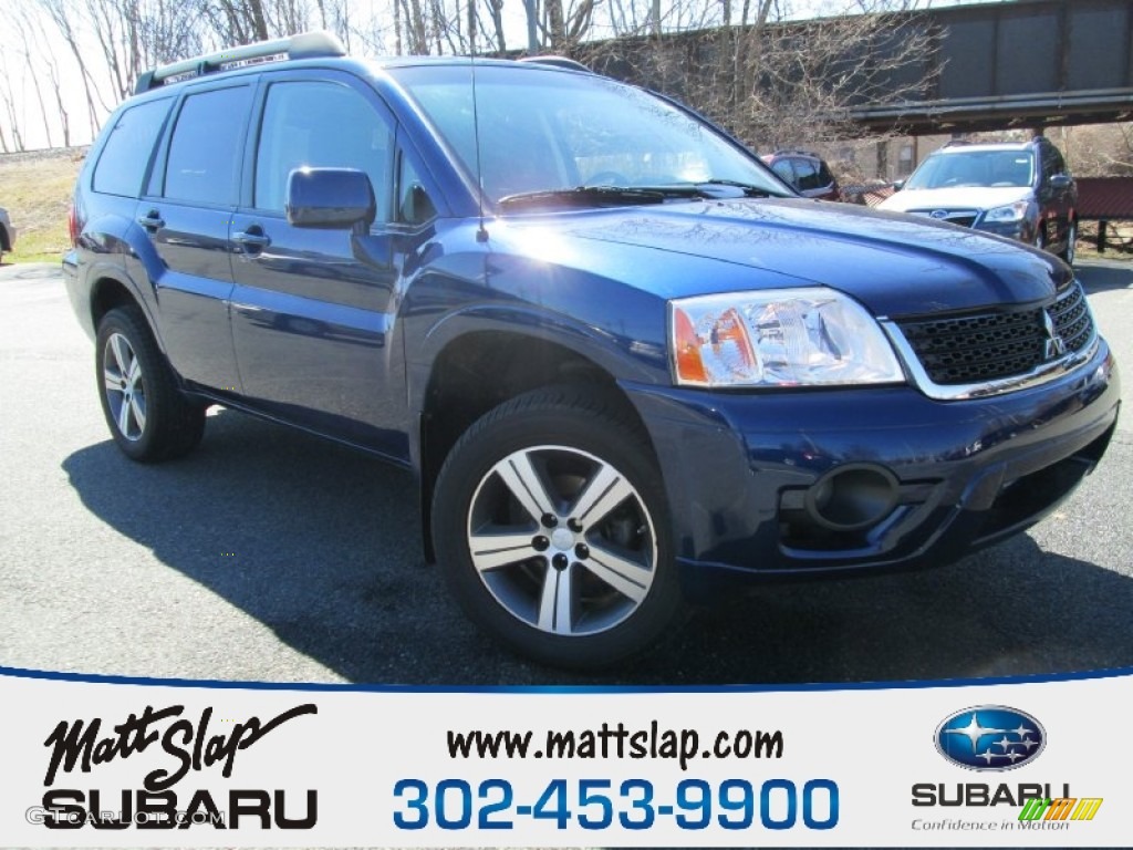 2010 Endeavor SE AWD - Maizen Blue Pearl / Black photo #1