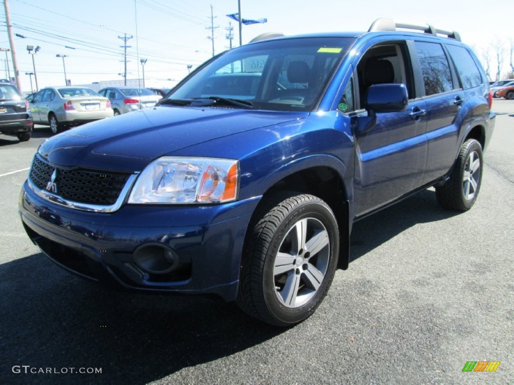 2010 Endeavor SE AWD - Maizen Blue Pearl / Black photo #2