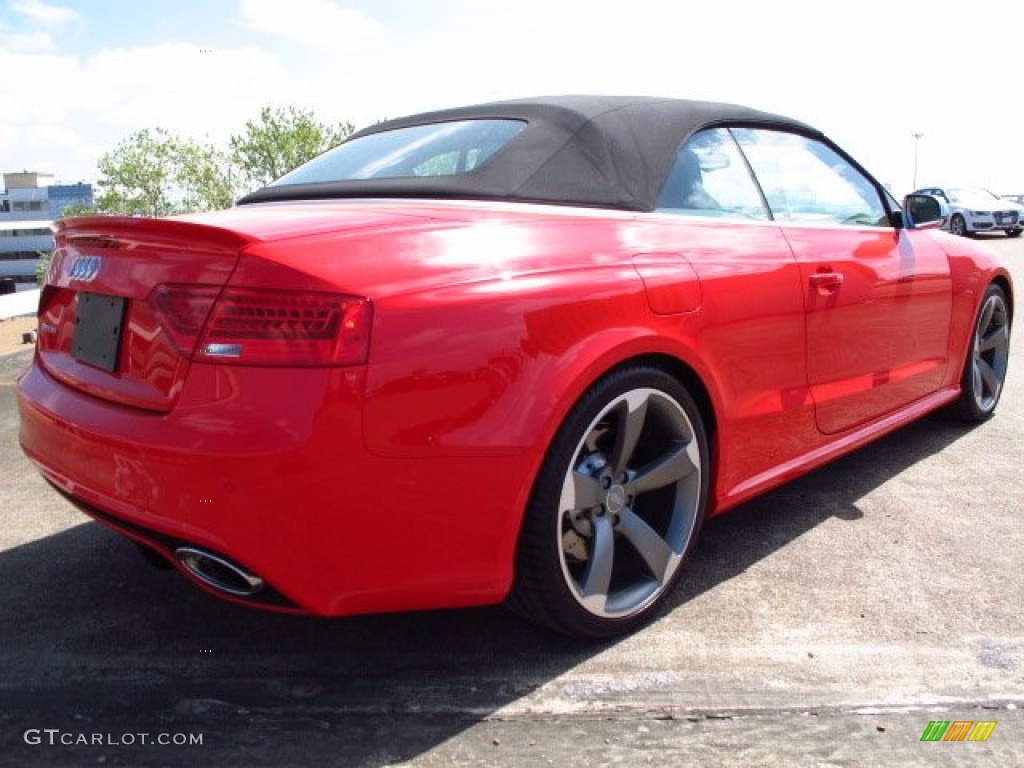 2014 RS 5 Cabriolet quattro - Misano Red Pearl / Lunar Silver/Rock Gray photo #2
