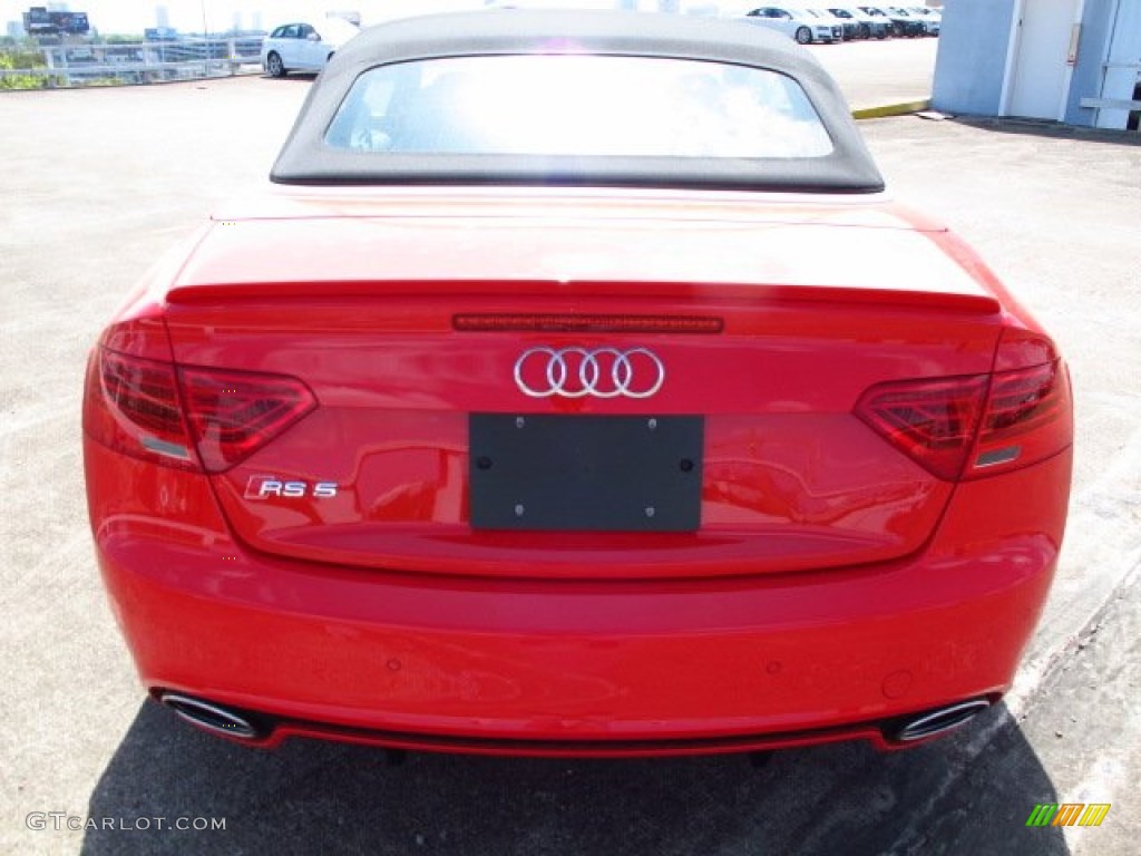 2014 RS 5 Cabriolet quattro - Misano Red Pearl / Lunar Silver/Rock Gray photo #3