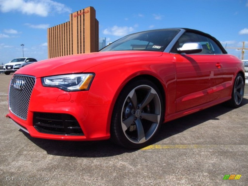 2014 RS 5 Cabriolet quattro - Misano Red Pearl / Lunar Silver/Rock Gray photo #5