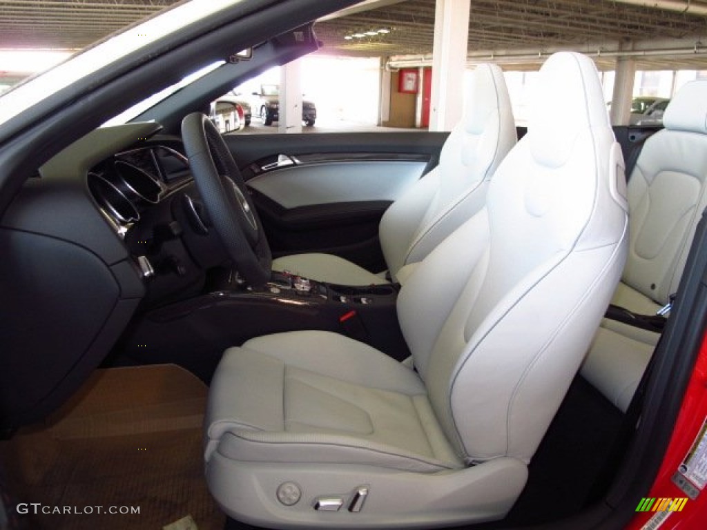 Lunar Silver/Rock Gray Interior 2014 Audi RS 5 Cabriolet quattro Photo #92034851