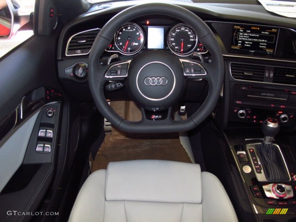 2014 RS 5 Cabriolet quattro - Misano Red Pearl / Lunar Silver/Rock Gray photo #13