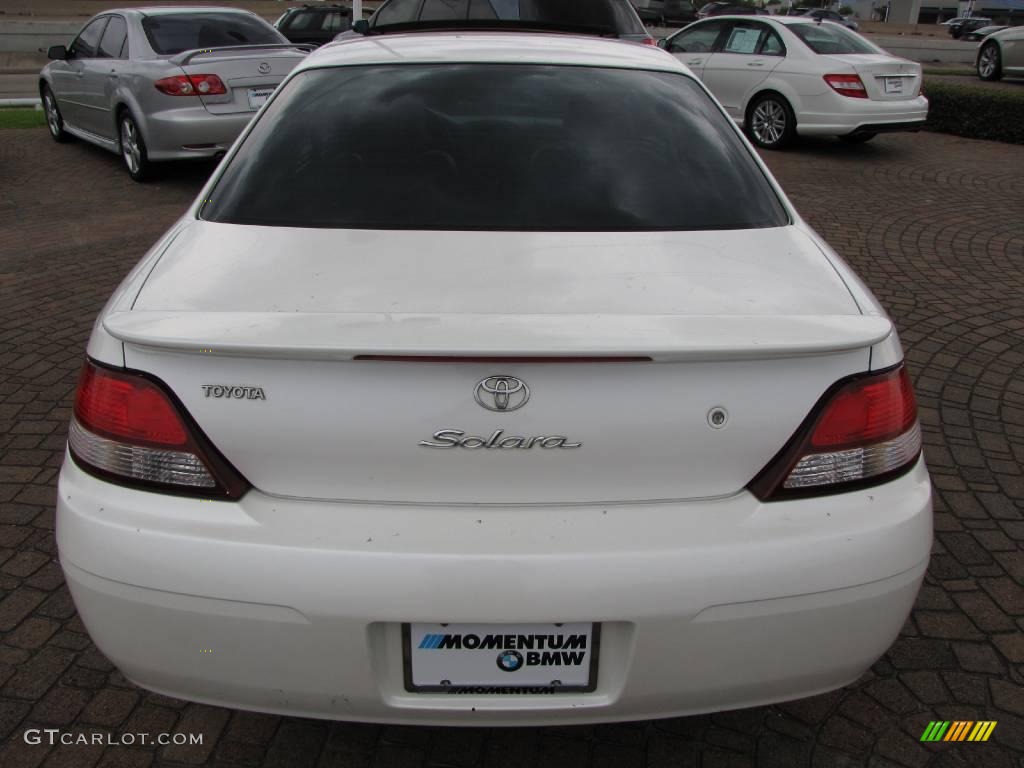 1999 Solara SLE V6 Coupe - White Diamond Pearl / Charcoal photo #12