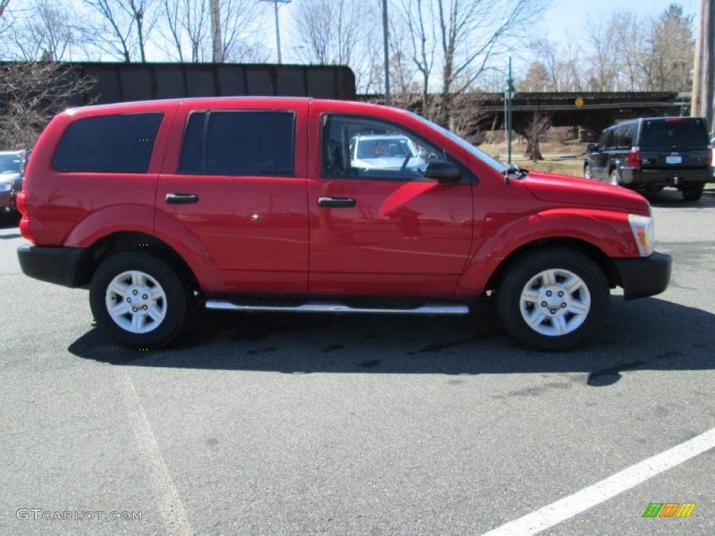 2004 Durango ST 4x4 - Flame Red / Medium Slate Gray photo #5