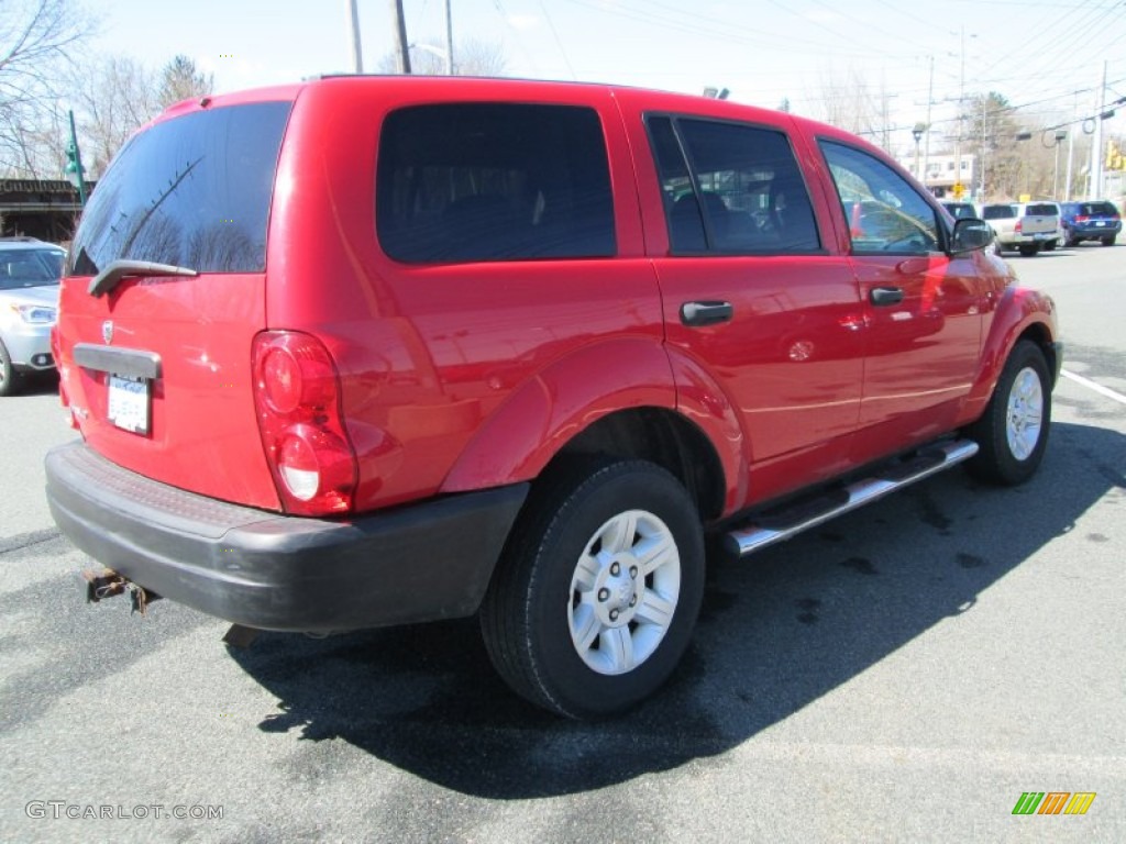 2004 Durango ST 4x4 - Flame Red / Medium Slate Gray photo #6