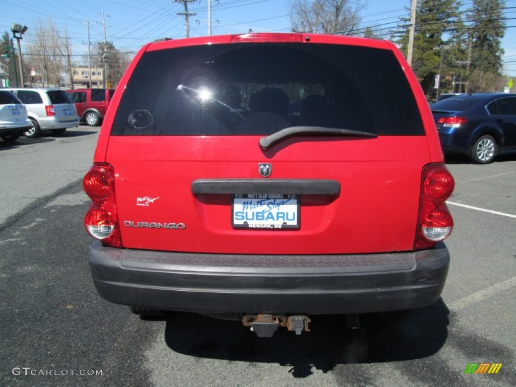 2004 Durango ST 4x4 - Flame Red / Medium Slate Gray photo #7