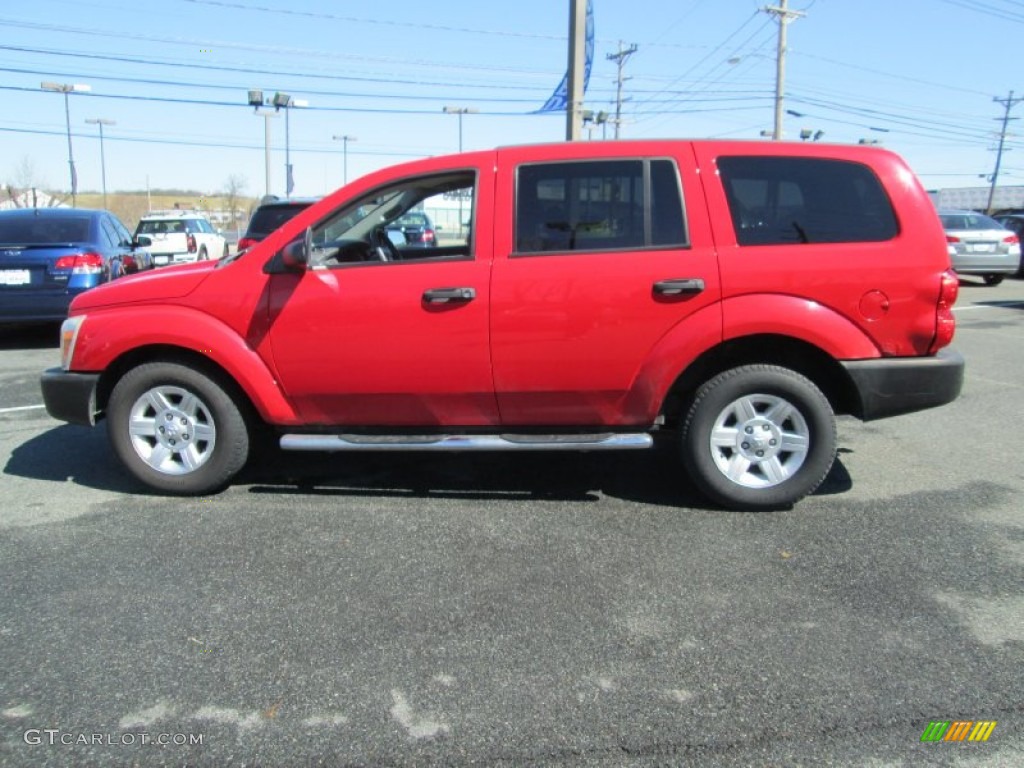 2004 Durango ST 4x4 - Flame Red / Medium Slate Gray photo #9