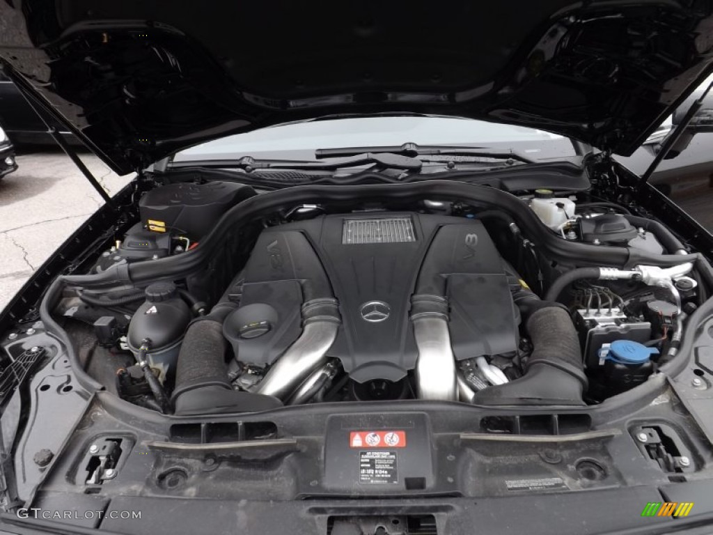 2014 Mercedes-Benz CLS 550 4Matic Coupe 4.6 Liter Twin-Turbocharged DOHC 32-Valve VVT V8 Engine Photo #92036750