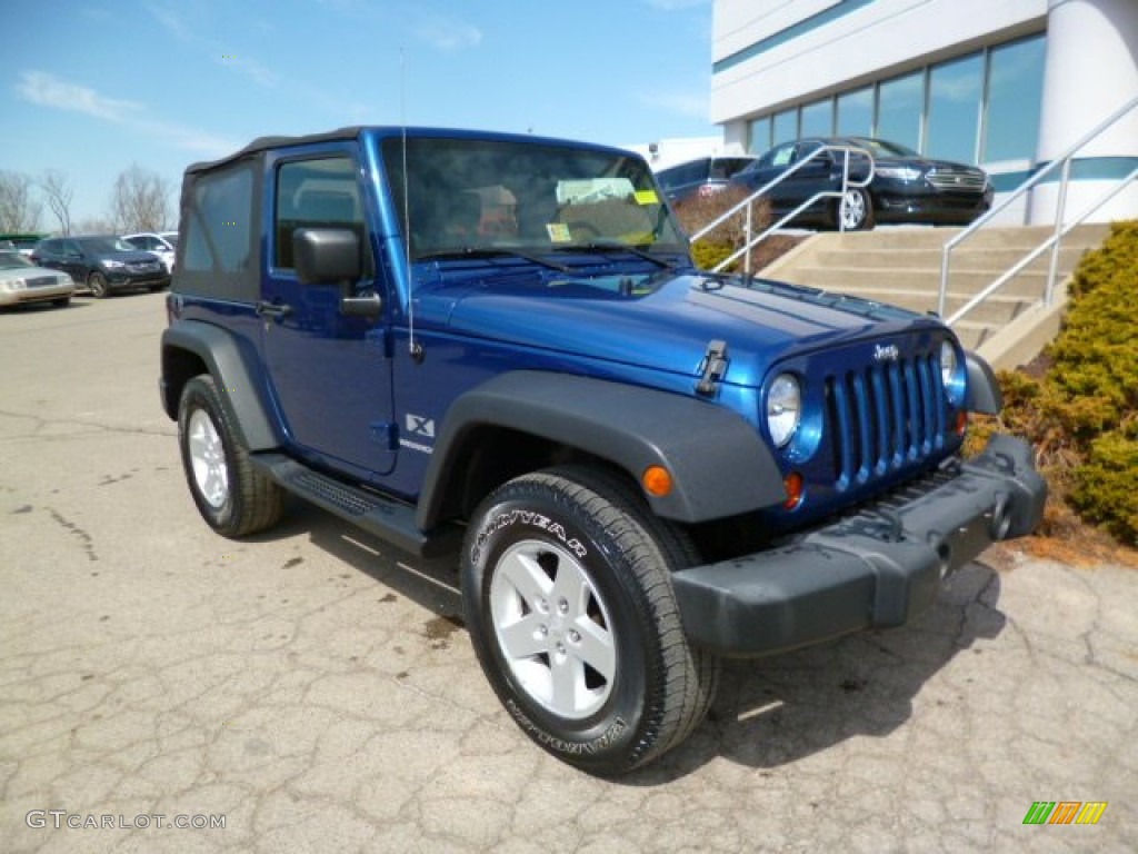 Surf Blue Pearl Coat 2009 Jeep Wrangler X 4x4 Exterior Photo #92039260