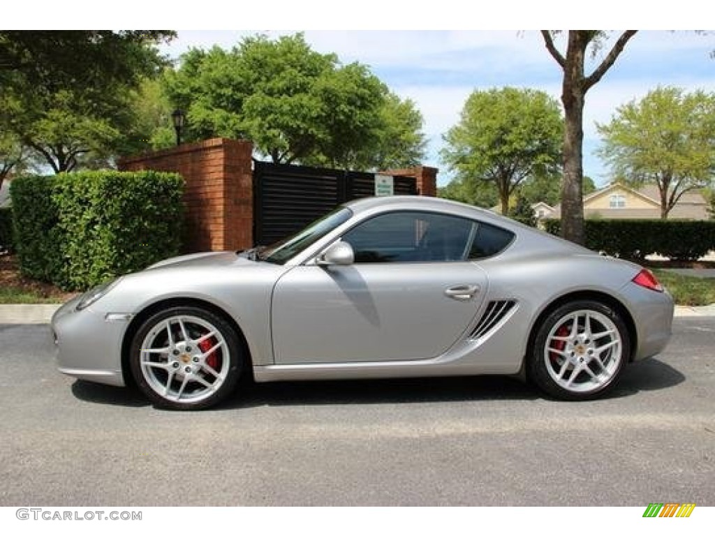 GT Silver Metallic 2010 Porsche Cayman S Exterior Photo #92039645