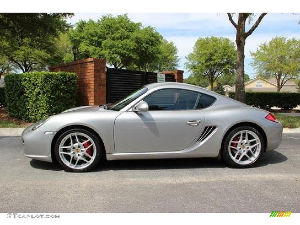 2010 Cayman S - GT Silver Metallic / Cocoa Brown photo #2