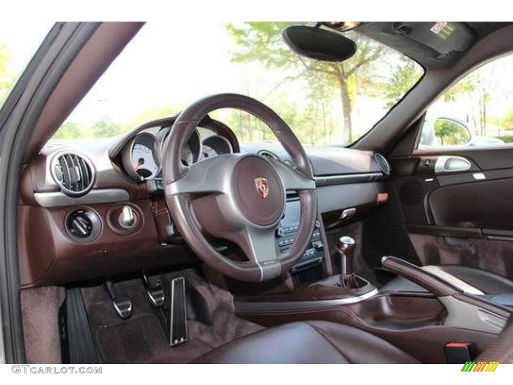 2010 Porsche Cayman S Cocoa Brown Dashboard Photo #92039840